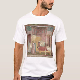 Camiseta St Francis cura o homem ferido de Lerida