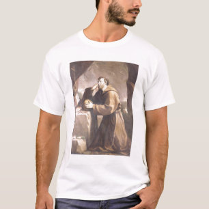 Camiseta St Francis de Assisi na oração