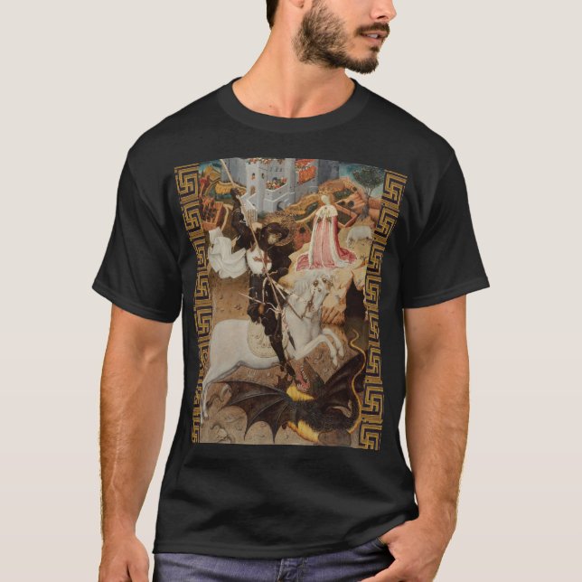 Camiseta St. George and The Dragon by Bernat Martorell (Frente)