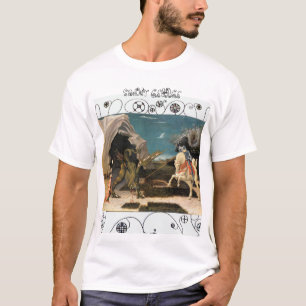Camiseta St George, dragão e princesa