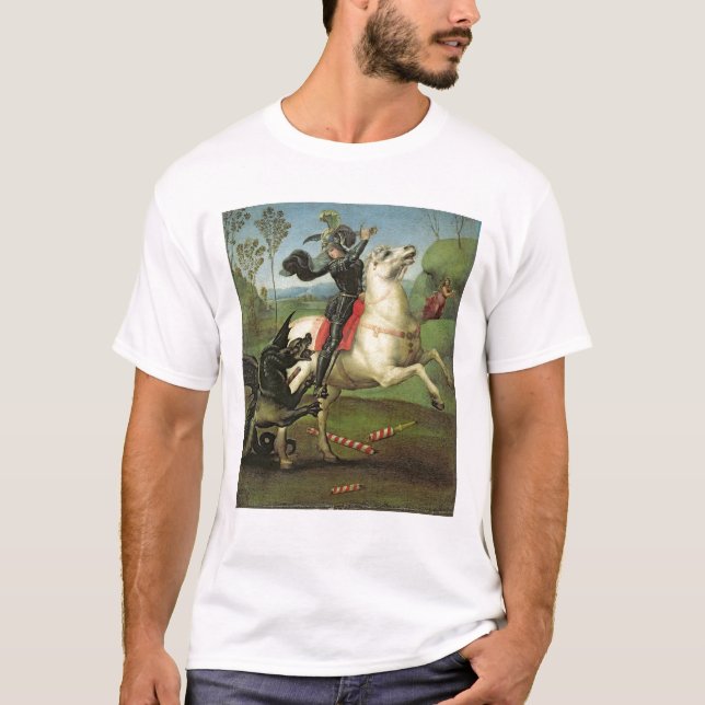 Camiseta St George que esforça-se com o dragão (Frente)