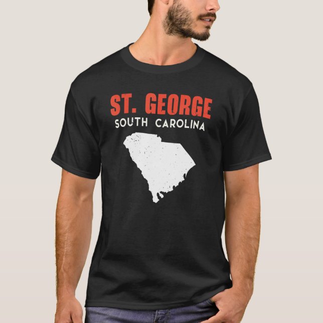 Camiseta St George South Carolina USA State America Travel (Frente)
