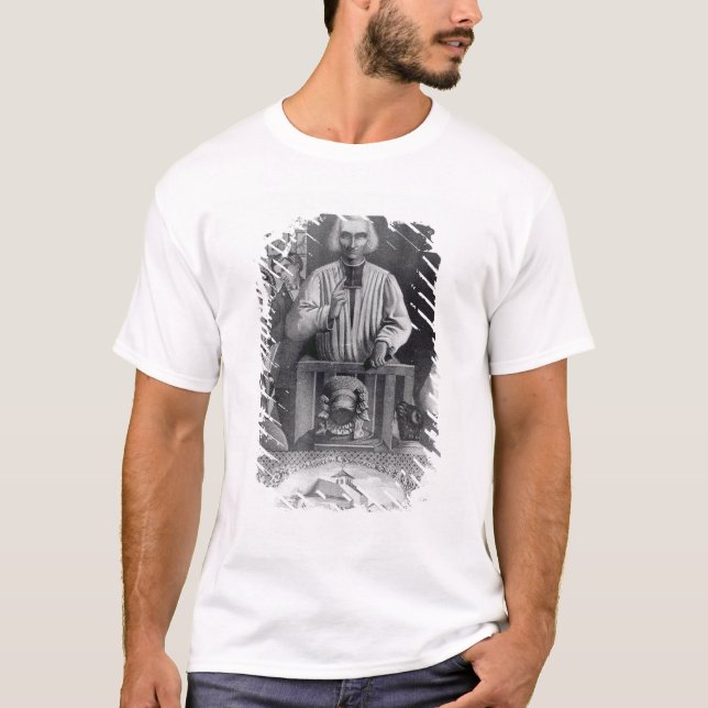 Camiseta St. Jean-Marie Vianney que preaching, século XIX (Frente)
