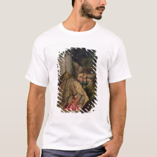 Camiseta St Jerome que Meditating no deserto, 1506