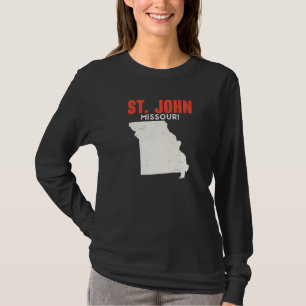 Camiseta St John Missouri EUA Estado América Viagem Missour