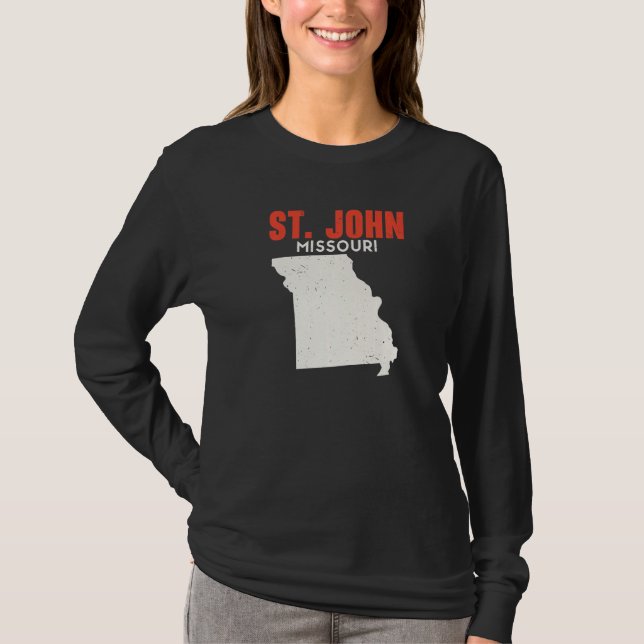 Camiseta St John Missouri USA State America Travel Missouri (Frente)
