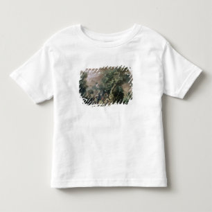 Camiseta St John o baptista que Preaching (óleo em canvas)