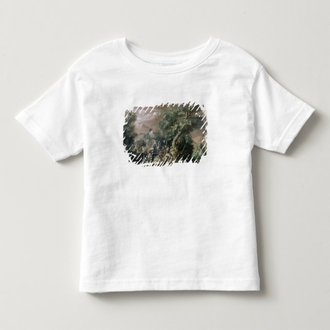 Camiseta St John o baptista que Preaching (óleo em canvas) (Frente)