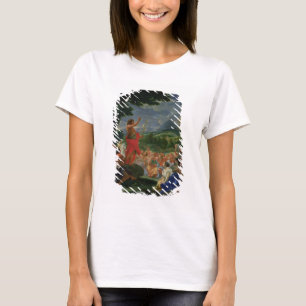 Camiseta St John Preaching do baptista, pintado antes de
