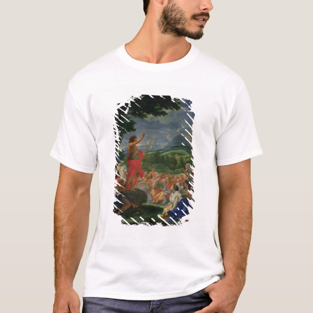 Camiseta St John Preaching do baptista, pintado antes de (Frente)