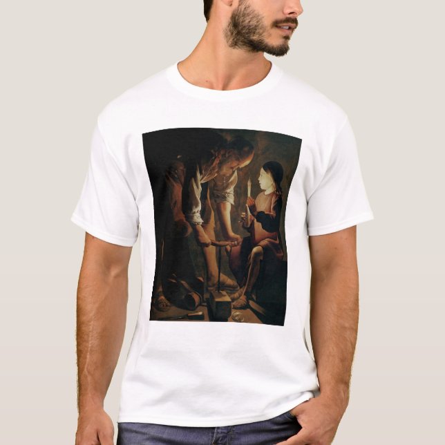 Camiseta St Joseph, carpinteiro (Frente)