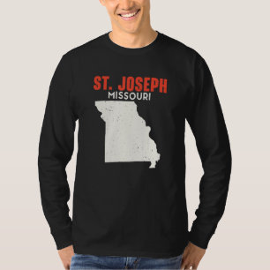 Camiseta St Joseph Missouri EUA Estado América Viagem Misso