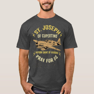 Camiseta St Joseph of Cupertino Patron Saint of Pilots