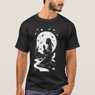 Camiseta St. Kateri Tekakwitha Católica Santa Lírio dos Mo