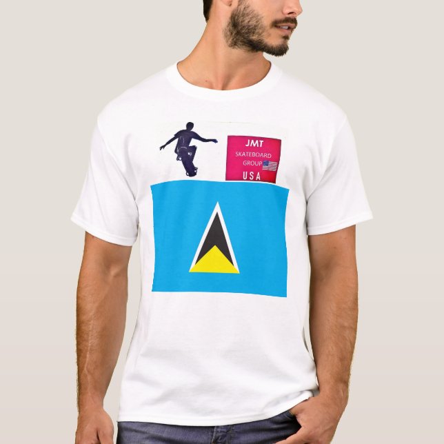 Camiseta ST LUCIA SK8 (Frente)