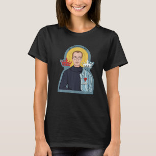 Camiseta St Maximilian Kolbe Duas Coroas Católico Santo Pol
