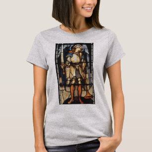 Camiseta St Michael por Burne Jones, arcanjo do vintage