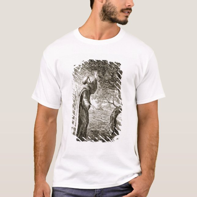 Camiseta St. O Columba muda a fruta amarga no doce, de (Frente)