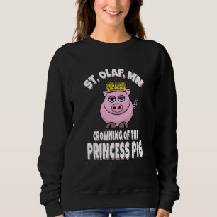 Camiseta St Olaf Minnesota Coroação da Princesa Porca