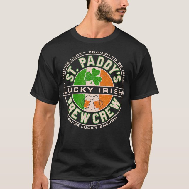 Camiseta St Paddys Day Beer Party Irish Proverb (Frente)