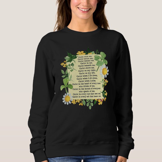 Camiseta St Patrick Breastplate Prayer Patrick's Day Cathol (Frente)
