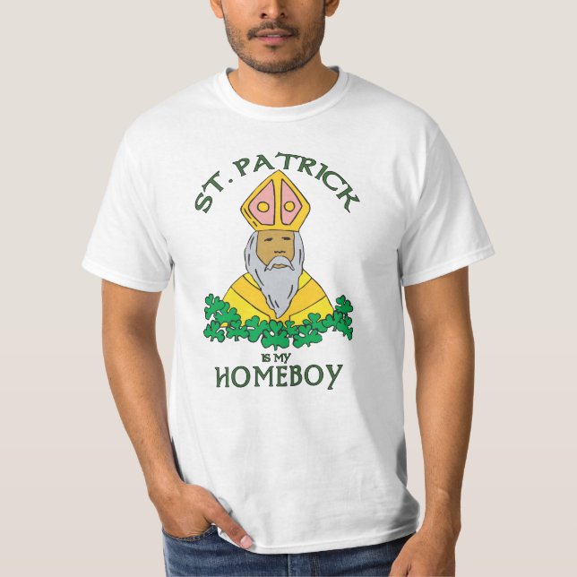 Camiseta St Patrick é meu ficar em casa (Frente)