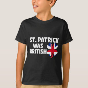 Camiseta St Patrick Era Bandeira Britânica Patriótico Dia d