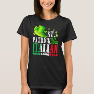 Camiseta St Patrick Era Italiano Dia de São Patrício Chapéu
