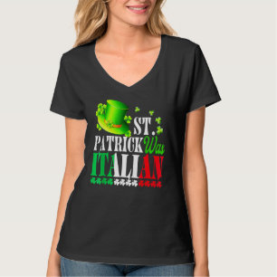 Camiseta St Patrick Era Italiano Dia de São Patrício Chapéu