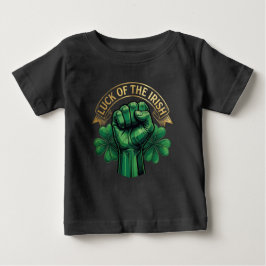 Camiseta St. Patrick’s Day Luck of the Irish Fist Shamrock