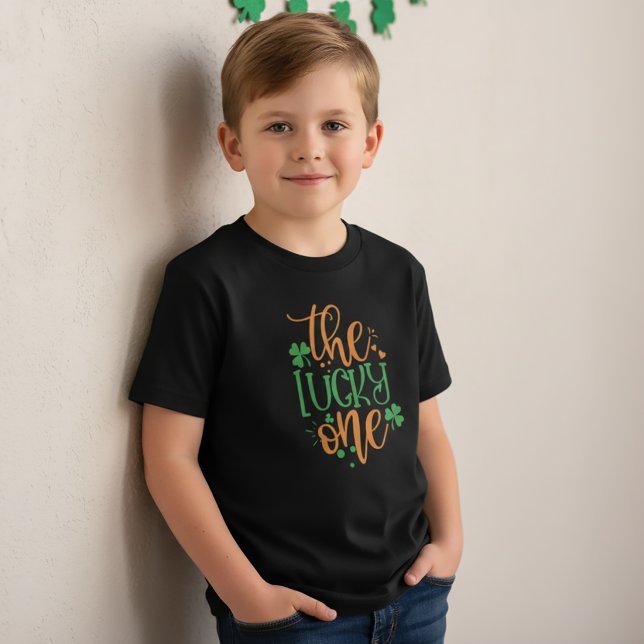 Camiseta St Patrick The Lucky One para Crianças (Criador carregado)