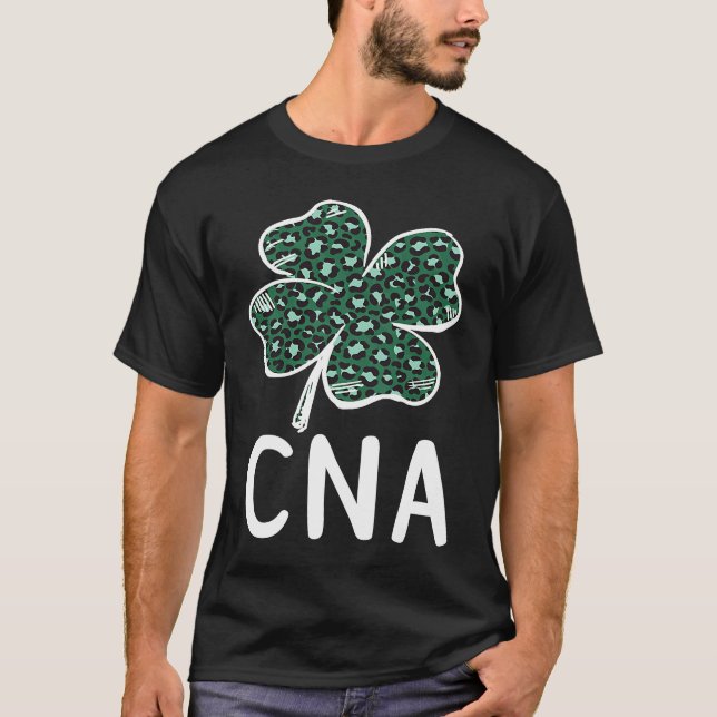 Camiseta St Patrick's Day Certified Nursing Assistant Shamr (Frente)