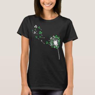 Camiseta St Patricks Day Dandelion Shamrock Men