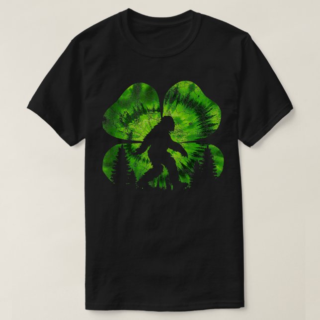Camiseta St Patricks Day Engraçado Shamrock Irish Men (Frente do Design)