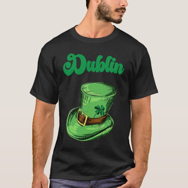 Camiseta St Patrick's Day Fun Beer Drink Party Dublin Irlan (Frente)