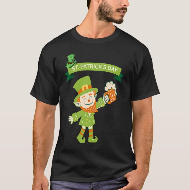 Camiseta St Patrick's Day Fun Beer Drink Party Dublin Irlan (Frente)