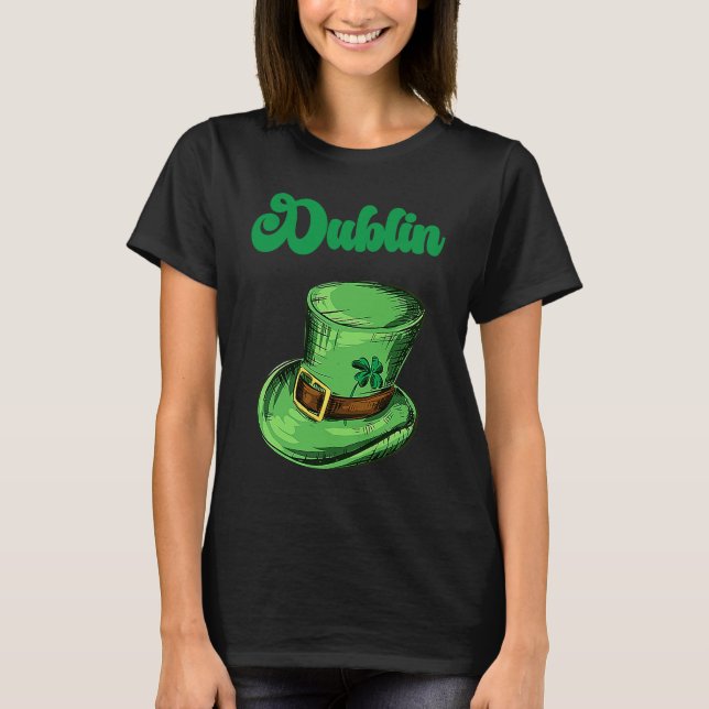 Camiseta St Patrick's Day Fun Beer Drink Party Dublin Irlan (Frente)
