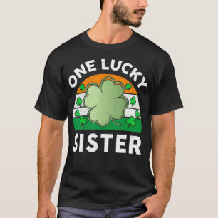 Camiseta St Patricks Day Girls Toddler Um Pequeno Sis Sortu