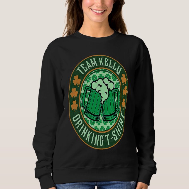 Camiseta St Patrick's Day Irish Team Ou2019Brien Drinking B (Frente)
