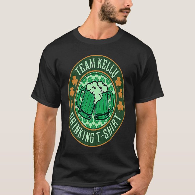 Camiseta St Patrick's Day Irish Team Ou2019Brien Drinking B (Frente)