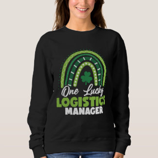 Camiseta St Patricks Day One Lucky Logistics Manager