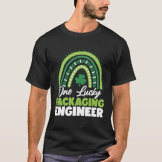 Camiseta St Patricks Day One Lucky Packaging Engineer