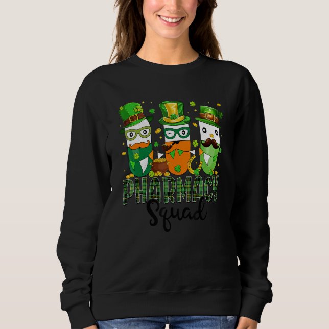 Camiseta St Patrick's Day Pharmacy Squad Matching Pharmacis (Frente)