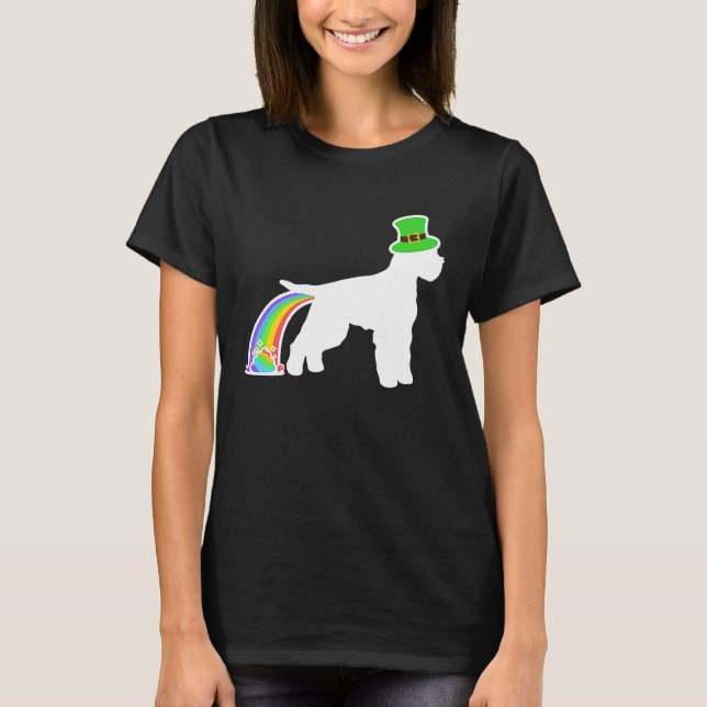 Camiseta St Patrick's Day Rainbow Dog  Lagotto Romagnolo (Frente)
