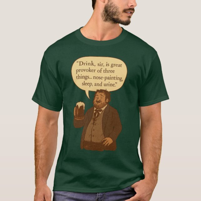 Camiseta St. Patrick's Day Shakespeare Fun (Frente)