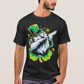 Camiseta St Patricks Leprechaun Dabbing Great Pyrenees Dog