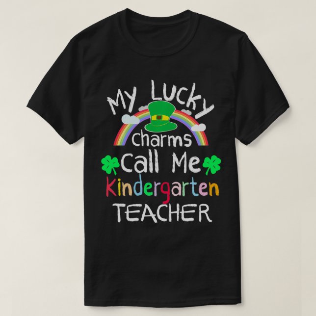Camiseta St Patricks Professor Kindergarten charms cal (Frente do Design)