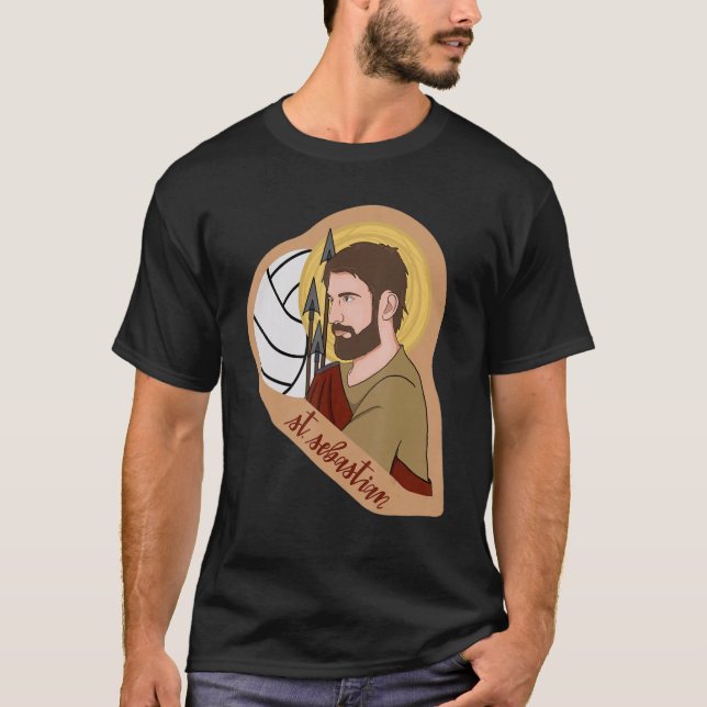 Camiseta St Sebastian Archery Archer Catholic Patron Saint  (Frente)