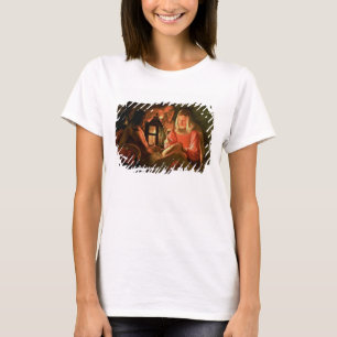 Camiseta St. Sebastian tendido pela mulher santamente (o
