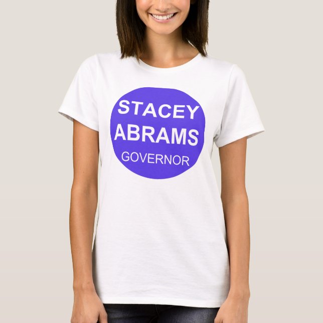 Camiseta Stacey Abrams - governador (Frente)